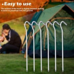 Piquets De Tente En Aluminium,Triomphe16 Pièces Clous De Tente De Camping Aluminium, Camping Piquet De Tente Aluminium,IdéAl Pour Le Jardinage, Le Camping, La PêChe Et Les Tentes -Tente de réception Soldes 53244423 3