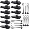 TINOR Clip De Bâche Tente, 20 Pièces Pince Bâche, Clips De Tente, Clips De Bâche Résistants, Tarp Clip Auvents, Clips De Tente De Bouche De Crocodile Pour Tentes, BâChes, Auvents, Caravanes (20pcs)