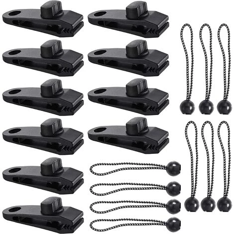 TINOR Clip De Bâche Tente, 20 Pièces Pince Bâche, Clips De Tente, Clips De Bâche Résistants, Tarp Clip Auvents, Clips De Tente De Bouche De Crocodile Pour Tentes, BâChes, Auvents, Caravanes (20pcs) 3 TINOR Clip De Bâche Tente, 20 Pièces Pince Bâche, Clips De Tente, Clips De Bâche Résistants, Tarp Clip Auvents, Clips De Tente De Bouche De Crocodile Pour Tentes, BâChes, Auvents, Caravanes (20pcs)