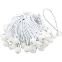 TINOR Lot De 50 tendeurs à Boucle Longue Pour Chapiteaux, Tentes, Bannières Et Bâches