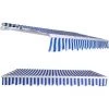 Hengda Store Banne Manuel Store Extérieur Auvent Balcon Articulé Protection Solaire Anti-UV Terrasse Jardin Bleu Blanc 250 X 200 Cm - Bleu 1 Hengda Store Banne Manuel Store Extérieur Auvent Balcon Articulé Protection Solaire Anti-UV Terrasse Jardin Bleu Blanc 250 X 200 Cm - Bleu -Tente de réception Soldes 53416575 1