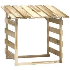 VidaXL Pergola Avec Toit 100x90x100 Cm Bois De Pin Imprégné - Brun -Tente de réception Soldes 53600866 2