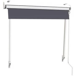 SUNNY INCH ® Store De Fenêtre à Projection Avec Coffre - 100 X 70 Cm - Gris Anthracite - Gris Anthracite -Tente de réception Soldes 53620899 5