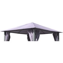 Quick-Star Toit De Remplacement Approprié Pour Les Pavillons Dans La Mesure De 3x3 Mètres Gris 11 Quick-Star Toit De Remplacement Approprié Pour Les Pavillons Dans La Mesure De 3x3 Mètres Gris -Tente de réception Soldes 53645934 5