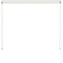 LITZEE Auvent Rétractable 150x150 Cm Crème # -Tente de réception Soldes 53659141 5
