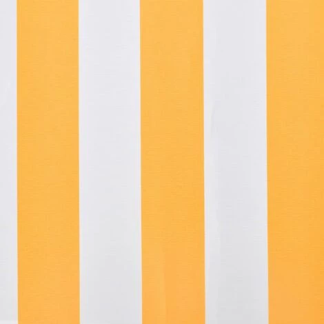 LITZEE Toile D'auvent Orange Et Blanc 450x300 Cm # 4 LITZEE Toile D'auvent Orange Et Blanc 450x300 Cm # – Image 2