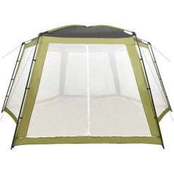 LANGRAY Tente De Piscine Tissu 660x580x250 Cm Vert Maison & Jardin -Tente de réception Soldes 53826462 5