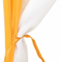 LANGRAY Tente De Piscine Tissu 500x433x250 Cm Jaune Maison & Jardin -Tente de réception Soldes 53826467 4