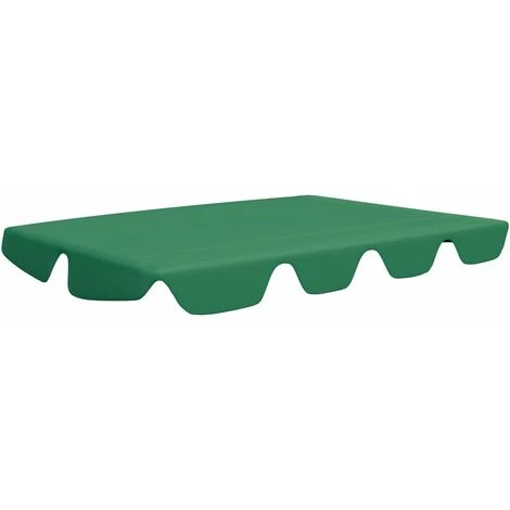 LANGRAY Toit De Rechange De Balançoire Vert 150/130x70/105 Cm Maison & Jardin 7 LANGRAY Toit De Rechange De Balançoire Vert 150/130x70/105 Cm Maison & Jardin - Image 5