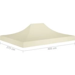 LANGRAY Toit De Tente De Réception 4x3 M Crème 270 G/m² Maison & Jardin 10 LANGRAY Toit De Tente De Réception 4x3 M Crème 270 G/m² Maison & Jardin -Tente de réception Soldes 53826837 4
