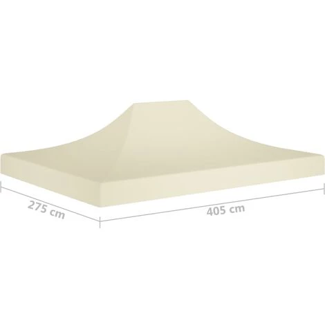 LANGRAY Toit De Tente De Réception 4x3 M Crème 270 G/m² Maison & Jardin 6 LANGRAY Toit De Tente De Réception 4x3 M Crème 270 G/m² Maison & Jardin - Image 4