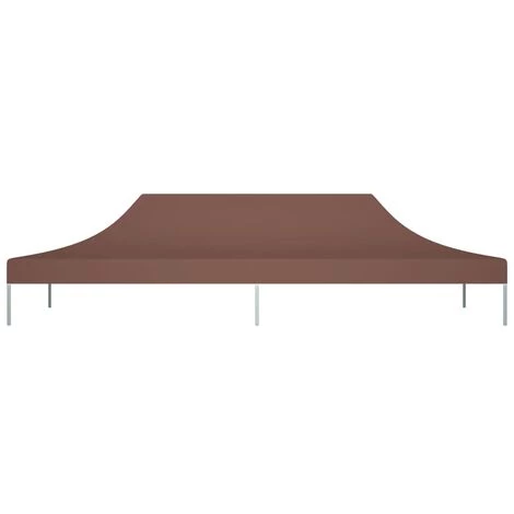 LANGRAY Toit De Tente De Réception 6x3 M Marron 270 G/m² Maison & Jardin 5 LANGRAY Toit De Tente De Réception 6x3 M Marron 270 G/m² Maison & Jardin - Image 3