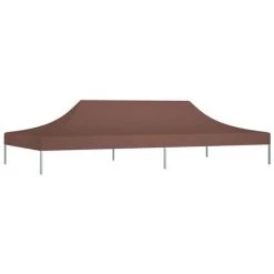 LANGRAY Toit De Tente De Réception 6x3 M Marron 270 G/m² Maison & Jardin 11 LANGRAY Toit De Tente De Réception 6x3 M Marron 270 G/m² Maison & Jardin -Tente de réception Soldes 53826840 5