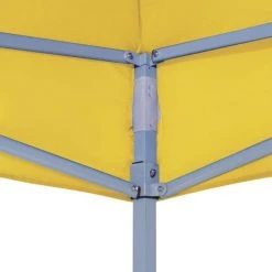 LANGRAY Toit De Tente De Réception 4x3 M Jaune 270 G/m² Maison & Jardin -Tente de réception Soldes 53826851 2