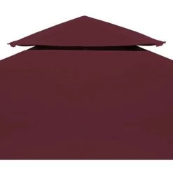 LANGRAY Toile Supérieure Double De Belvédère 310 G/m² 4x3 M Bordeaux Maison & Jardin -Tente de réception Soldes 53826871 3