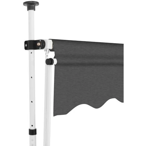 LANGRAY Auvent Manuel Rétractable 250 Cm Anthracite Maison & Jardin 5 LANGRAY Auvent Manuel Rétractable 250 Cm Anthracite Maison & Jardin – Image 3
