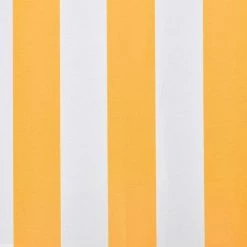 LANGRAY Toile D'auvent Orange Et Blanc 350x250 Cm Maison & Jardin -Tente de réception Soldes 53828693 3