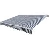 LANGRAY Auvent Pliable Manuel 300 Cm Bleu/blanc Maison & Jardin -Tente de réception Soldes 53828782 1