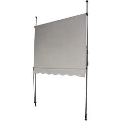 SVITA Store à Pince 200x120cm Store Balcon Protection Solaire Store Gris Clair Gris 10 SVITA Store à Pince 200x120cm Store Balcon Protection Solaire Store Gris Clair Gris -Tente de réception Soldes 53853156 4
