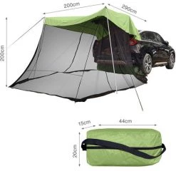 ASUPERMALL Auvent De Voiture, Auvent Lateral De Coffre De Vehicule, Approprie Pour Le Camping Exterieur, La Randonnee Et La Peche, Beige -Tente de réception Soldes 53855489 3