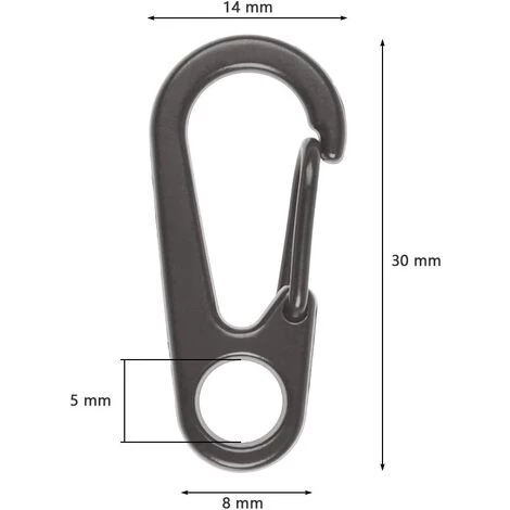 15pcs Crochet Mousqueton Pour Escalade Excursion, Mousquetons Aluminium Solide Multifonction D-Anneau Pour Camping Voyager Randonnée Porte-clés En Plein Air,Starlight 5 15pcs Crochet Mousqueton Pour Escalade Excursion, Mousquetons Aluminium Solide Multifonction D-Anneau Pour Camping Voyager Randonnée Porte-clés En Plein Air,Starlight – Image 3