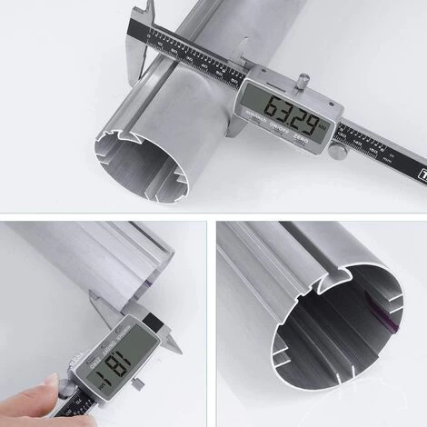 AICOK Auvent Rétractable, Auvent à Bras Repliable Avec Manivelle, Protection Solaire, Anti-UV Et Étanche, En Métal Et Polyester, Pour Cour, Balcon, Restaurant, Café (300 X 250 Cm, Bleu-Blanc) 5 AICOK Auvent Rétractable, Auvent à Bras Repliable Avec Manivelle, Protection Solaire, Anti-UV Et Étanche, En Métal Et Polyester, Pour Cour, Balcon, Restaurant, Café (300 X 250 Cm, Bleu-Blanc) - Image 3