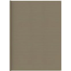 Hommoo Tapis De Tente 400x600 Cm Taupe