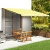 Hommoo Tissu De Remplacement Pour Auvent Jaune Et Blanc 5x3,5 M 2 Hommoo Tissu De Remplacement Pour Auvent Jaune Et Blanc 5x3,5 M -Tente de réception Soldes 54059754 1