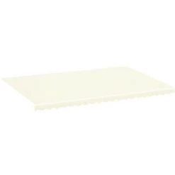 Hommoo Tissu De Remplacement Pour Auvent Creme 5x3,5 M -Tente de réception Soldes 54060616 2