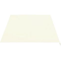 Hommoo Tissu De Remplacement Pour Auvent Creme 5x3,5 M -Tente de réception Soldes 54060616 3