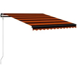 Hommoo Auvent Retractable Automatique 350x250 Cm Orange Et Marron 8 Hommoo Auvent Retractable Automatique 350x250 Cm Orange Et Marron -Tente de réception Soldes 54061523 2