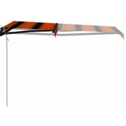 Hommoo Auvent Retractable Automatique 350x250 Cm Orange Et Marron 9 Hommoo Auvent Retractable Automatique 350x250 Cm Orange Et Marron -Tente de réception Soldes 54061523 3