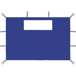 Hommoo Parois Laterales De Belvedere Avec Fenetres 2 Pcs Bleu 9 Hommoo Parois Laterales De Belvedere Avec Fenetres 2 Pcs Bleu -Tente de réception Soldes 54062214 3