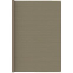 Hommoo Tapis De Tente 250x550 Cm Taupe