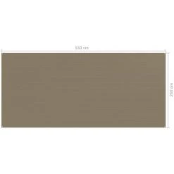 Hommoo Tapis De Tente 250x550 Cm Taupe -Tente de réception Soldes 54062465 4