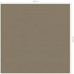 Hommoo Tapis De Tente 400x400 Cm Taupe 9 Hommoo Tapis De Tente 400x400 Cm Taupe -Tente de réception Soldes 54062618 4