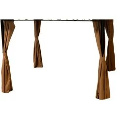 IPERBRIKO Auvent Latéral Pour Gazebo Texas Sans Moustiquaire