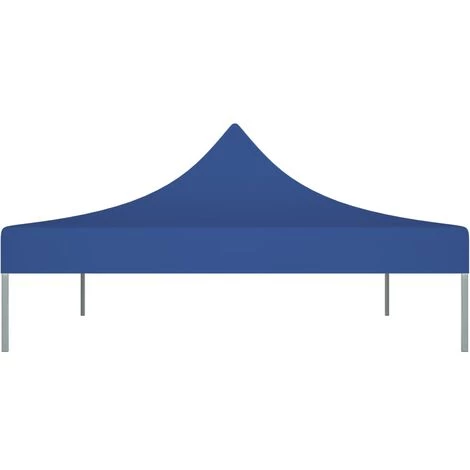 Hommoo Toit De Tente De Reception 4x3 M Bleu 270 G/m² 6 Hommoo Toit De Tente De Reception 4x3 M Bleu 270 G/m² - Image 4