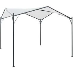 Hommoo Belvedere 3x3x2,6 M Blanc 180 G/m²