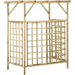 Hommoo Pergola De Jardin Pour Poubelles Doubles Bois De Pin Impregne 11 Hommoo Pergola De Jardin Pour Poubelles Doubles Bois De Pin Impregne -Tente de réception Soldes 54151030 5