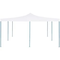 Hommoo Belvedere Pliable 5x5 M Blanc -Tente de réception Soldes 54151335 2