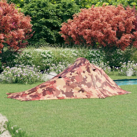Hommoo Tente De Camping 317x240x100 Cm Camouflage 3 Hommoo Tente De Camping 317x240x100 Cm Camouflage