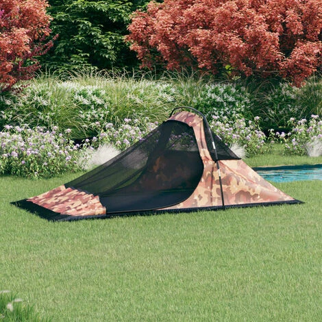 Hommoo Tente De Camping 317x240x100 Cm Camouflage 5 Hommoo Tente De Camping 317x240x100 Cm Camouflage – Image 3