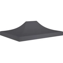 Hommoo Toit De Tente De Reception 4,5x3 M Anthracite 270 G/m²