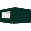 Hommoo Tente De Reception Et Parois Laterales 4x4 M Vert 90 G/m² -Tente de réception Soldes 54152716 1