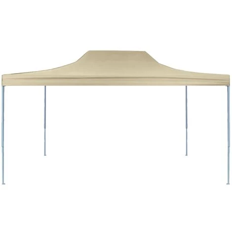 Hommoo Tente De Reception Pliable Professionnelle 3x4 M Acier Creme 4 Hommoo Tente De Reception Pliable Professionnelle 3x4 M Acier Creme – Image 2