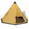 Hommoo Tente Pour 4 Personnes Jaune 2 Hommoo Tente Pour 4 Personnes Jaune -Tente de réception Soldes 54153096 1