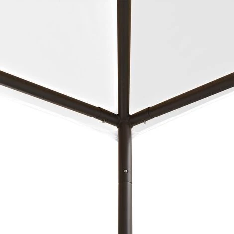 Hommoo Tonnelle 3x3x2,9 M Blanc 180 G/m² 5 Hommoo Tonnelle 3x3x2,9 M Blanc 180 G/m² – Image 3