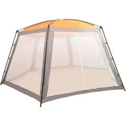 Hommoo Tente De Piscine Tissu 660x580x250 Cm Gris