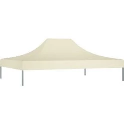 Hommoo Toit De Tente De Reception 4,5x3 M Creme 270 G/m² -Tente de réception Soldes 54154348 2